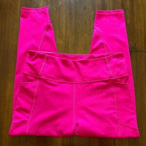Victoria's Secret Women's Leggings Pink Activewear Size 16 Stretch